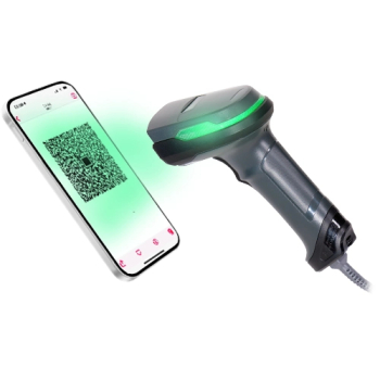 Skaner kodów kreskowych FAWAGscan kody 1D 2D komplet USB podstawka
